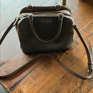 Guess Dark Brown Crossbody Bag